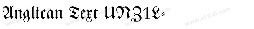 Anglican Text UNZ1L字体转换